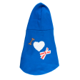 Petsnugs Cute Heart Hoodie for Dogs and Cats (Blue) Cheap