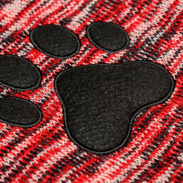 Pet Snugs Fur Coated Paw Design Sweaters for Dogs (Red) Discount