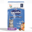 Carniwel Ocean Fish and Krill Dry Food and Sheba Tuna Pumpkin & Carrot In Gravy Rich Premium Adult Cat Wet Food Combo Fashion