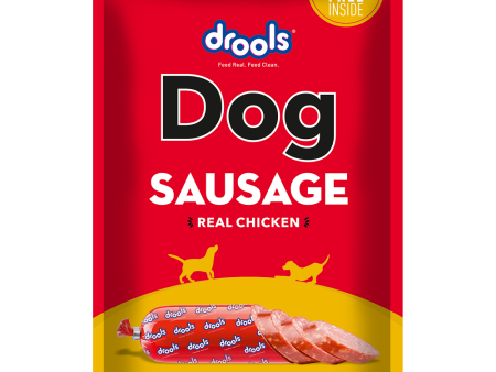 Drools 100% Real Chicken Sausage Treat for Dogs Online now