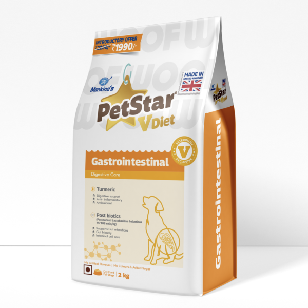 Mankind Petstar Veterinary Diet Gastrointestinal Dog Dry Food Supply