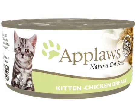 Applaws Chicken Breast Tinned Kitten Wet Food (Limited Shelf Life) For Sale