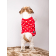 Petsnugs Heart Sweater for Dogs and Cats (Red) on Sale