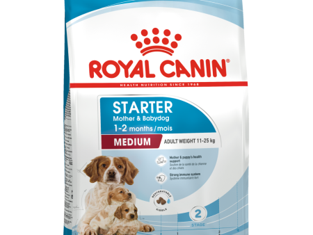 Royal Canin Medium Starter Dry Food for Medium Breed Dog and Puppies (Limited Shelf Life) Discount