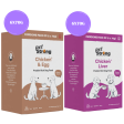 PetStrong Chicken and Egg & Chicken Liver in Gravy Wet Food for Dogs Combo For Cheap