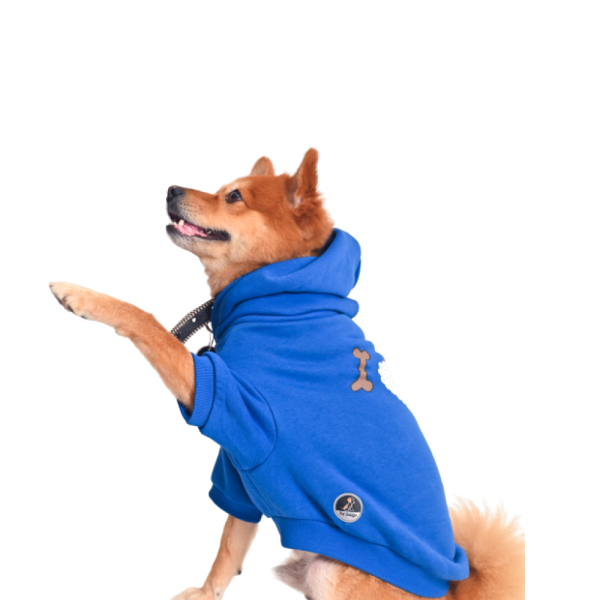 Petsnugs Cute Heart Hoodie for Dogs and Cats (Blue) Cheap