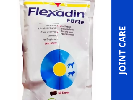 Vetoquinol Flexadin Forte Joint Support tablet for Dogs (pack of 60 chews) Sale