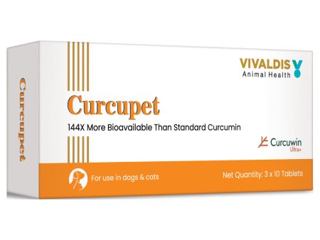 Vivaldis Curcupet (Curcumin) for Dogs & Cats (pack of 30 tablets) Supply