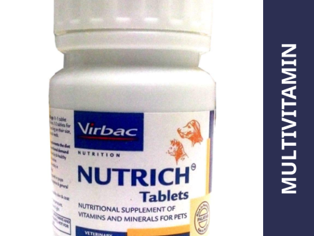 Virbac Nutrich Multi Vitamin Tablets for Dogs and Cats For Cheap