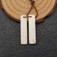 Natural Howlite Earring Beads 30x7x3mm, 4g Online