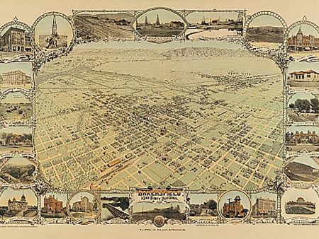 Bakersfield, California by N J Stone Co, 1901 For Sale