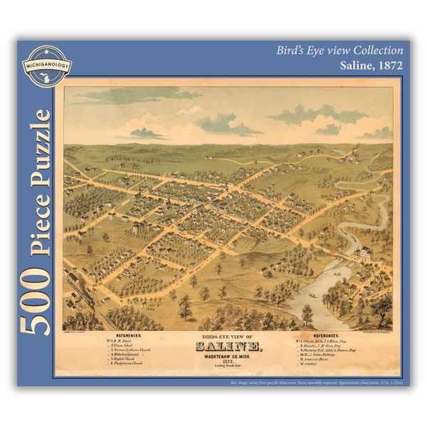 Bird s Eye View of Saline, 500-Piece Puzzle Online Sale