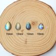 10mm-15mm Teardrop Flatback Labradorite Cabochon, 10mm 12mm 13mm 15mm on Sale