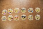 12 Emoji Sticker Set For Cheap