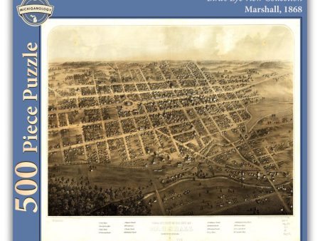 Bird s Eye View of Marshall, 500-Piece Puzzle Online Sale