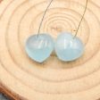 Natural Blue Aquamarine Earring Beads 12x12x7mm, 2.7g Discount