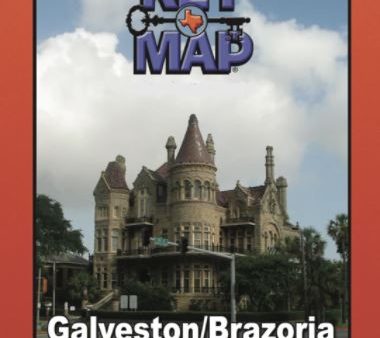 Galveston Brazoria Area Atlas by Key Maps, Wire-o version Online Sale