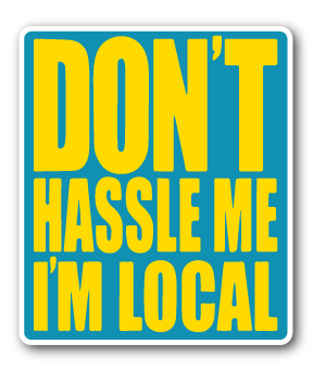 Don t Hassle Me Decal on Sale