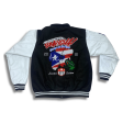 Premium Puerto Rico (BLK)Varsity Jacket Supply