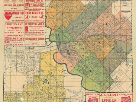 Worley s Map of Greater Dallas 1905 Online