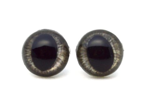 16mm Silver Gray Cat Plastic Safety Eyes Online Hot Sale