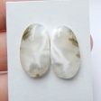 Natural Ocean Jasper Cabochons Paired 19x11x4mm, 3.3g For Cheap