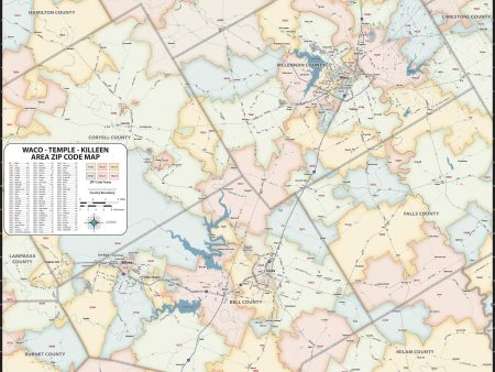 Waco Temple Killeen Zip Code Map Cheap