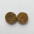 Natural Raw Golden Crystal Cabochons Paired 10x10x5mm, 1.5g Online