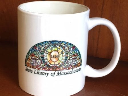 State Library of Massachusetts Small Logo Mug Hot on Sale