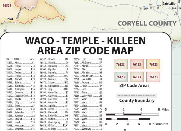 Waco Temple Killeen Zip Code Map Cheap