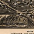 Bird s eye view of Golden Colorado, 1882 Sale