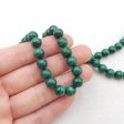 8mm Malachite Loose Round Beads For DIY Jewelry Making, 1 Strand, 40cm For Discount