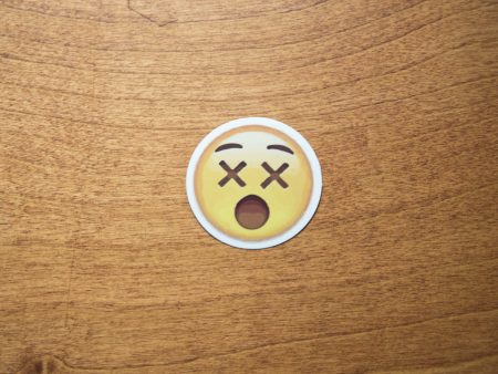 Dead Eyes Emoji Sticker For Cheap