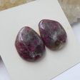 Natural Tourmaline Cabochons Paired 17x13x4mm, 3.5g Online