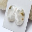 Natural Ocean Jasper Cabochons Paired 19x11x4mm, 3.3g For Cheap