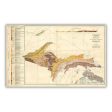 Geological Map of the Northern Peninsula, 1936 Print Hot on Sale