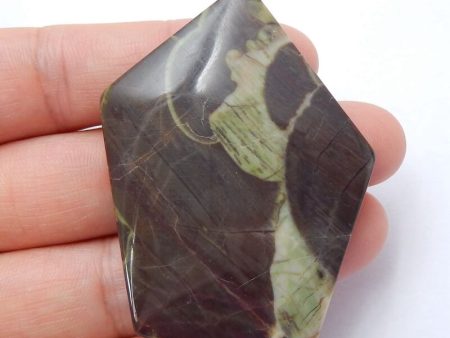 Natural Mushroom Jasper Cabochon 53x39x5mm, 14.8g Cheap