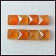 8 PCS Natural Red Agate Cabochons 10x6mm, 6.6g on Sale