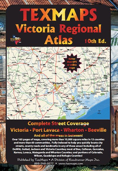 Victoria Regional Atlas by Texmaps, 10th Ed. 2017 Fashion