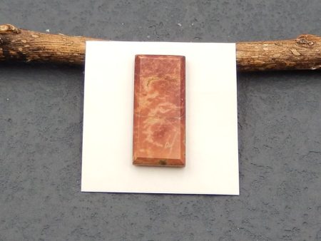 Natural Red Creek Jasper Cabochon 28x13x4mm, 3.7g Online Sale