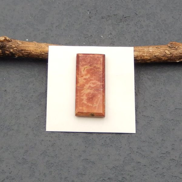 Natural Red Creek Jasper Cabochon 28x13x4mm, 3.7g Online Sale