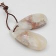 Natural Crazy Lace Agate Earring Beads 28x12x4mm, 4.3g For Cheap