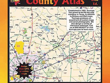 Comal & Guadalupe County Atlas by Texmaps, 2nd Ed. 2015 Online Hot Sale