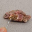 Natural Pink Opal Carved lizard Pendant Bead 60x25x10mm, 14.8g For Cheap