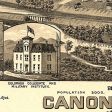 Bird s eye view of Canon City Colorado, 1882 Discount