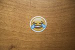 Laughing Crying Emoji Sticker For Cheap