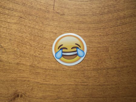 Laughing Crying Emoji Sticker For Cheap