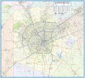 Greater San Antonio Metro Area Wall Map Supply