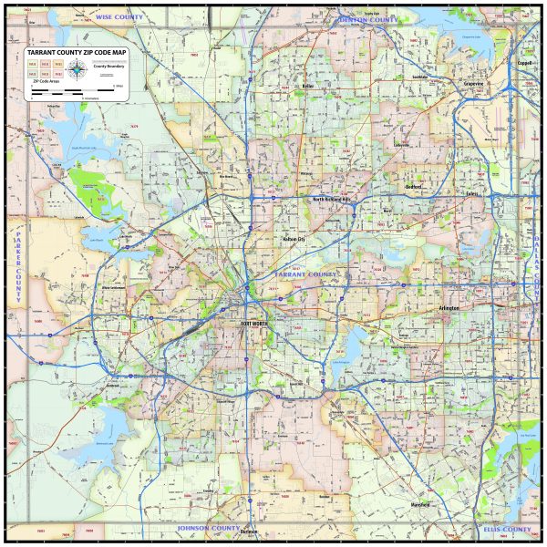 Tarrant County Zip Code Map Discount