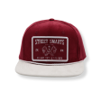 Burgundy Corduroy Hat with Suede Brim- Street Smarts Sale